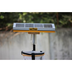 Hectare Automatic Solar Insect Trap with 10 watt Solar Panel UV Light, Li-Ion Battery and Bag for pest 