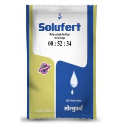 SOLUFERT - 00-52-34 (Mono Potassium Phosphate) MKP Water Soluble Fertiliser 