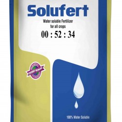 SOLUFERT - 00-52-34 (Mono Potassium Phosphate) MKP Water Soluble Fertiliser 