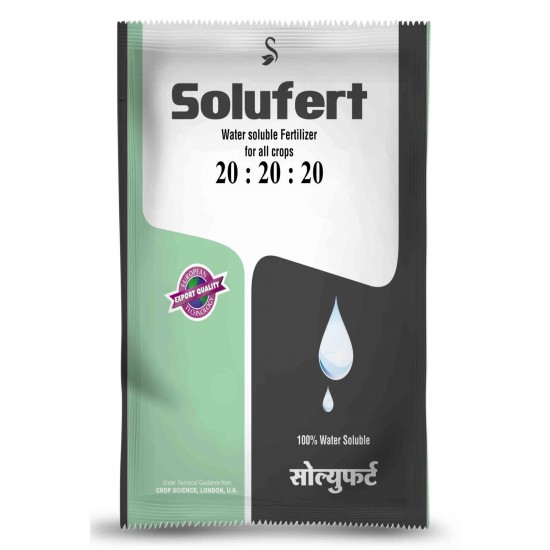 SOLUFERT 20-20-20 Triple Twenty Water Soluble Fertiliser