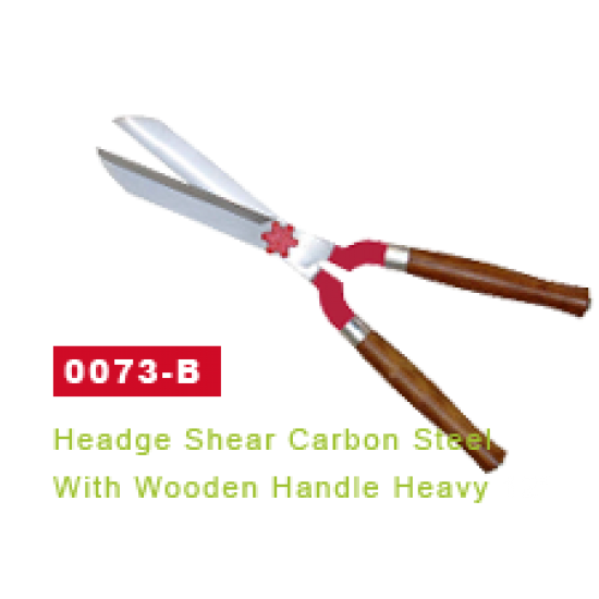 J.S.P-HEDGE SHEAR CARBON STEEL WITH WOODEN HANDLE HEAVY