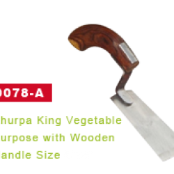 J.S.P-KHURPI SMALL VEGETABLE PURPOSE WITH WOODEN HANDLE WOODEN HANDLE
