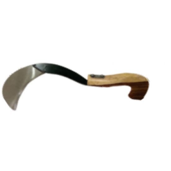 C146W Sickle (Datri) Without Teeth 12.5cm (5") Wooden Handle 