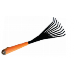 C170 Garden Leaf rake (9 Tines) Handle 23cm (9")