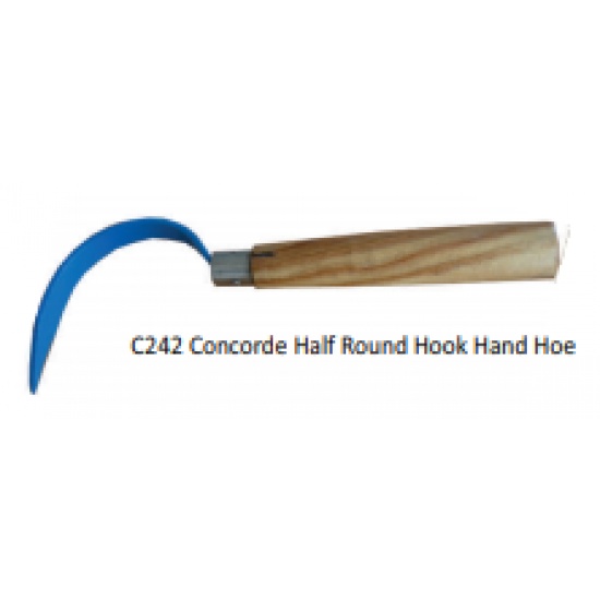 C242 Concorde Half Round Hook Hand Hoe