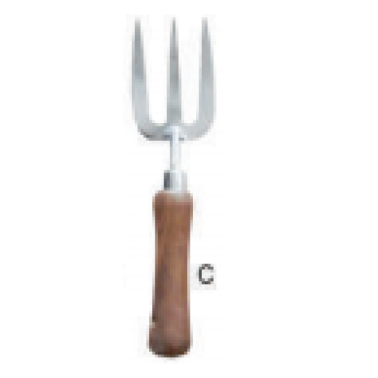 C163 Flora Garden Hand Hoe (Khurpa) Tool (Heavy)  (C) Fork 