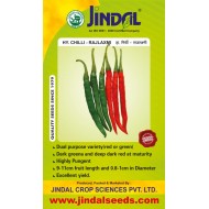 Jindal Chilli Hybrid Seeds(mirch Seeds)-Rajlaxmi-10GM