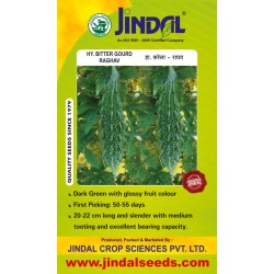 Jindal Bitter Gourd Hybrid  Seeds(karela Seeds)-Raghav-50GM